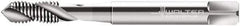 Walter-Prototyp - M3x0.50 Metric 2 Flute 6H Modified Bottoming Spiral Flute Tap - Cobalt, Bright Finish, 56mm OAL, Right Hand Flute, Right Hand Thread, Series N20516 - Exact Industrial Supply