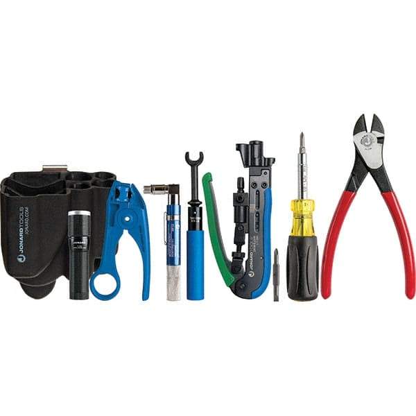 Jonard Tools - Coaxial Tool Kit - RG11, RG59, RG6 & RG7 Compatible - Exact Industrial Supply