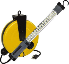 Value Collection - 120 Volt, 7 Watt, Electric, LED Portable Drop Light Work Light - 50' Cord, 1 Head, 500 Lumens, ABS - Exact Industrial Supply