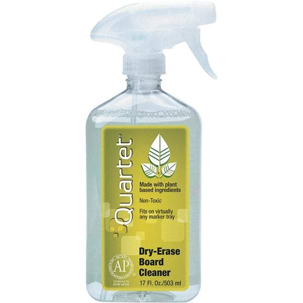 Quartet - 17 oz Spray Bottle White Board & Dry Erase Board Cleaner - For Use with Dry Erase Marker Boards - Exact Industrial Supply