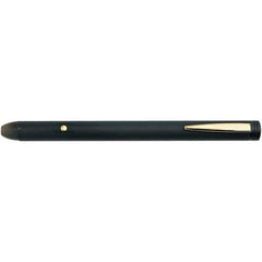 Quartet - Metal Pen Size Laser Pointer - Black, 2 AAA Batteries Included - Exact Industrial Supply
