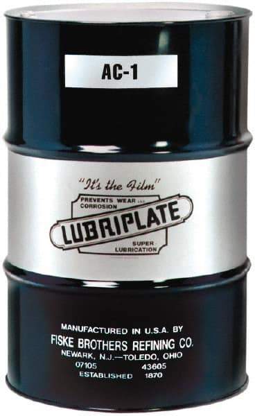 Lubriplate - 55 Gal Drum, ISO 46, SAE 20, Air Compressor Oil - 20°F to 370°, 196 Viscosity (SUS) at 100°F, 47 Viscosity (SUS) at 210°F - Exact Industrial Supply