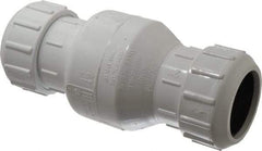 Little Giant Pumps - 2" PVC Check Valve - Inline, Compression - Exact Industrial Supply