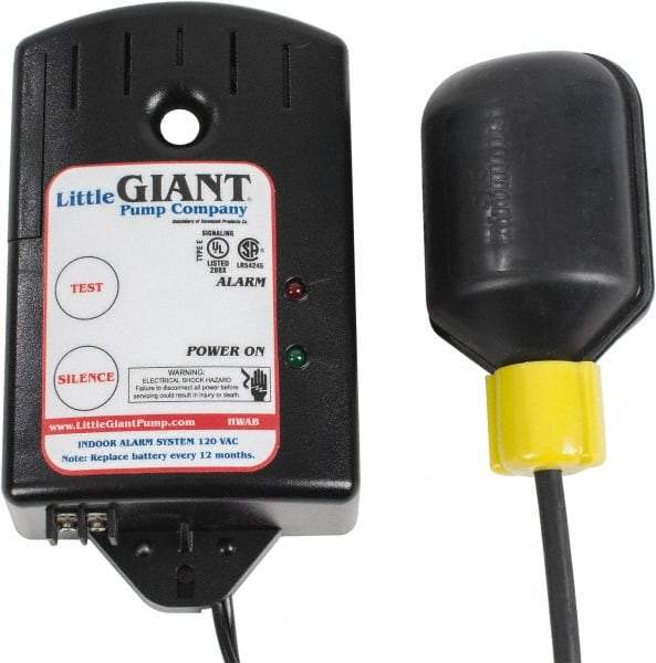Little Giant Pumps - High-Water Alarms Voltage: 115V Material: Corrrosion-resistant plastic - Exact Industrial Supply