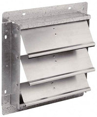 Fantech - 20-1/2 x 20-1/2" Square Wall Dampers - 21" Rough Opening Width x 21" Rough Opening Height, For Use with 2VLD20, 2VHD20, 2DRV20, 2STV20, 2CAV20 - Exact Industrial Supply