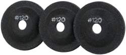 PRO-SOURCE - 120 Grit, 2" Wheel Diam, 5/32" Wheel Thickness, 3/8" Arbor Hole, Depressed Center Wheel - Aluminum Oxide - Exact Industrial Supply