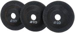 PRO-SOURCE - 60 Grit, 2" Wheel Diam, 5/32" Wheel Thickness, 3/8" Arbor Hole, Depressed Center Wheel - Aluminum Oxide - Exact Industrial Supply