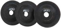 PRO-SOURCE - 80 Grit, 2" Wheel Diam, 5/32" Wheel Thickness, 3/8" Arbor Hole, Depressed Center Wheel - Aluminum Oxide - Exact Industrial Supply
