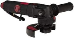 PRO-SOURCE - 4-1/2" Wheel Diam, 10,000 RPM, Pneumatic Angle & Disc Grinder - 5/8-11 Spindle, 4 CFM, Rear Exhaust - Exact Industrial Supply