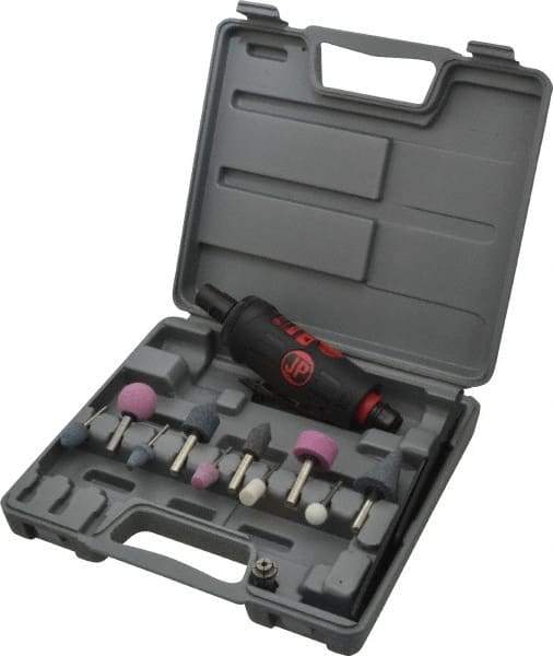PRO-SOURCE - 14 Piece, Straight Die Grinder Kit - 25,000 RPM - Exact Industrial Supply