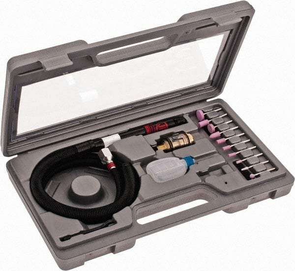 PRO-SOURCE - 15 Piece, Pencil Grinder Kit - 54,000 RPM - Exact Industrial Supply