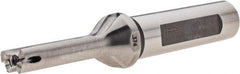 Iscar - 3/8 to 0.39" Diam, 3xD, 1.1" Max Depth, 1/2" Shank Diam, 3.45" OAL, Replaceable Tip Drill - IDI-SG, IDI-SK Insert, 9 Seat Size, DCM Toolholder, Series ChamDrill - Exact Industrial Supply