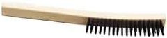 Ability One - Hand Wire/Filament Brushes - Wood Curved Handle - Exact Industrial Supply