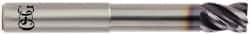 OSG - 1/2", 4 Flute, Single End, Solid Carbide, 0.06" Corner Radius End Mill - 4" OAL, 35° Helix, Right Hand Flute, 5/8" LOC, Right Hand Cut, 2-1/4" Extended Reach - Exact Industrial Supply