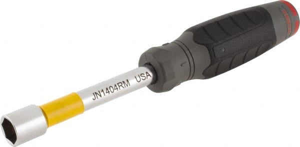 14mm Hollow Shaft Nutdriver Ergonomic Handle, 9-1/4″ OAL