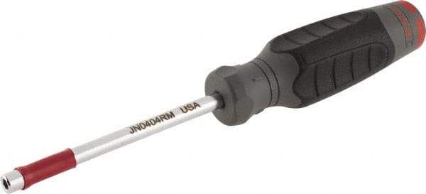 Proto - 4mm Hollow Shaft Nutdriver - Ergonomic Handle, 8-1/4" OAL - Exact Industrial Supply