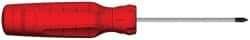 Proto - #1, 5-1/4" OAL, Standard Phillips Screwdriver - 3" Blade Length, Round Shank, Ergonomic Handle - Exact Industrial Supply