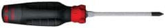 #1, 7″ OAL, Standard Phillips Screwdriver 3″ Blade Length, Round Shank, Ergonomic Handle