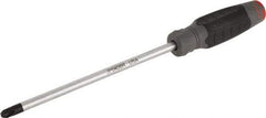 Proto - #4, 13" OAL, Standard Phillips Screwdriver - 8" Blade Length, Round Shank, Ergonomic Handle - Exact Industrial Supply