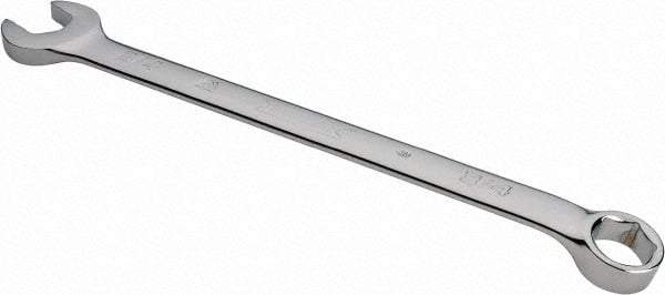 Proto - 3/4" 6 Point Combination Wrench - 15° Head Angle, 11-1/32" OAL, Steel, Chrome Finish - Exact Industrial Supply