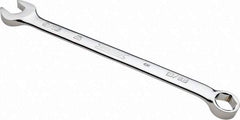 Proto - 9/16" 6 Point Combination Wrench - 15° Offset Angle, 8-5/8" OAL, Steel, Chrome Finish - Exact Industrial Supply