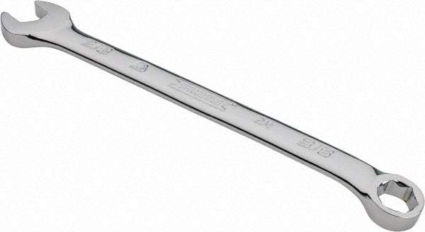 Proto - 3/8" 6 Point Combination Wrench - 15° Offset Angle, 6-1/4" OAL, Steel, Chrome Finish - Exact Industrial Supply