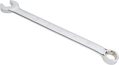 Proto - 17mm 6 Point Combination Wrench - 15° Offset Angle, 10-1/8" OAL, Steel, Chrome Finish - Exact Industrial Supply