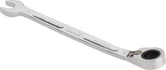 Proto - 8mm 12 Point Combination Wrench - 15° Head Angle, 5-7/16" OAL, Steel, Chrome Finish - Exact Industrial Supply