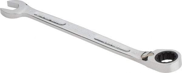 Proto - 16mm 12 Point Combination Wrench - 15° Head Angle, 9-33/64" OAL, Steel, Chrome Finish - Exact Industrial Supply