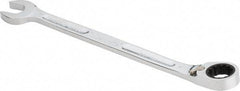 Proto - 19mm 12 Point Combination Wrench - 15° Head Angle, 11-15/32" OAL, Steel, Chrome Finish - Exact Industrial Supply