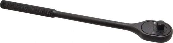 Proto - 3/8" Drive Pear Head Ratchet - Black Oxide Finish, 11" OAL, 24 Gear Teeth - Exact Industrial Supply