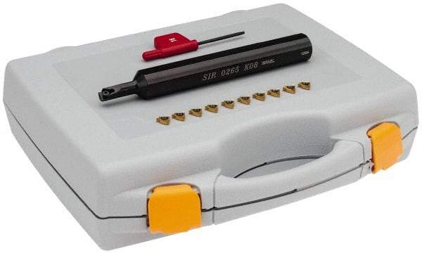 Hertel - Internal Thread, 5/8" Shank Width Indexable Threading Toolholder - SIR0265K08 Toolholder - Exact Industrial Supply