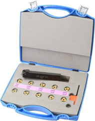 Hertel - External Thread, 3/4" Shank Width Indexable Threading Toolholder - SER0750K16 Toolholder - Exact Industrial Supply