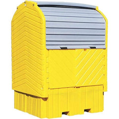 UltraTech - IBC Storage Lockers Type: Tote Sump w/Hard Top Number of Totes: 1 - Exact Industrial Supply