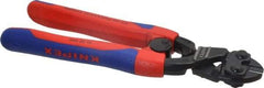 Knipex - 8" OAL, Bolt Cutter - 18mm Jaw Length x 33mm Jaw Width, Standard Head, Ergo Dual Component Handle - Exact Industrial Supply