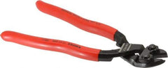 Knipex - 8" OAL, Bolt Cutter - 18mm Jaw Length x 33mm Jaw Width, 20° Angled Head, Ergo Dual Component Handle - Exact Industrial Supply