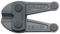 Knipex - Replacement Plier Cutter Head - For Use with 71 72 760 Bolt Cutter - Exact Industrial Supply