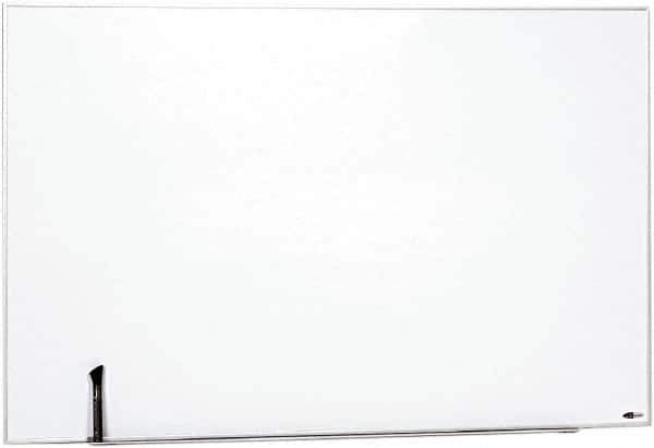 Quartet - 31" High x 48" Wide Enameled Steel Magnetic Marker Board - Aluminum Frame, 1-1/4" Deep, Includes Accessory Tray/Rail, One Dry-Erase Marker & Magnets & Mounting Kit - Exact Industrial Supply