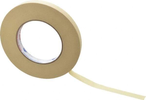 Intertape - 1/2" Wide x 60 Yd Long Tan Paper Masking Tape - Series PG21, 7.3 mil Thick, 26 In/Lb Tensile Strength - Exact Industrial Supply