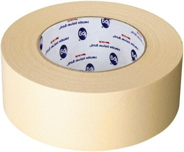 Intertape - 2" Wide x 60 Yd Long Tan Paper Masking Tape - Series 519, 6 mil Thick, 23 In/Lb Tensile Strength - Exact Industrial Supply