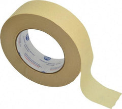 Intertape - 1-1/2" Wide x 60 Yd Long Tan Paper Masking Tape - Series 519, 6 mil Thick, 23 In/Lb Tensile Strength - Exact Industrial Supply