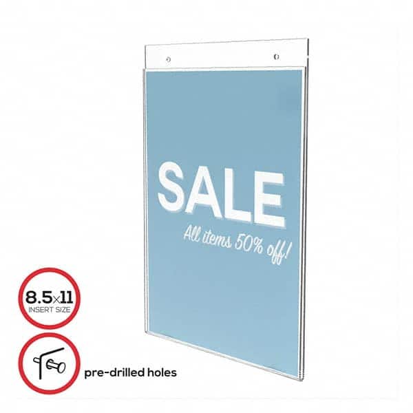 Deflect-o - Display & Organizer Accessories Type: Sign Holder For Use With: Signs - Exact Industrial Supply