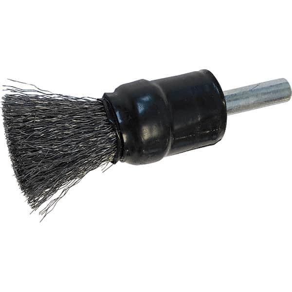 Osborn - 1/2" Diam Steel Bridled Crimped End Brush - Exact Industrial Supply