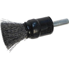 Osborn - 1/2" Diam Steel Bridled Crimped End Brush - Exact Industrial Supply