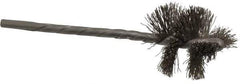 Osborn - 1" Diam Helical Stainless Steel Tube Brush - 0.008" Filament Diam, 1" Brush Length, 3-1/2" OAL, 1/8" Diam Shank - Exact Industrial Supply