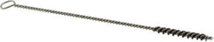 Osborn - 3/16" Diam Helical Steel Tube Brush - Single Spiral, 0.004" Filament Diam, 1-1/2" Brush Length, 7" OAL, 0.094" Diam Shank - Exact Industrial Supply