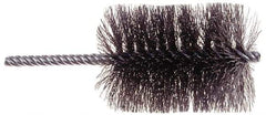Osborn - 2" Long x 1/2" Diam Steel Tube Spiral Brush - 5" OAL, 0.006" Wire Diam, 0.187" Shank Diam - Exact Industrial Supply