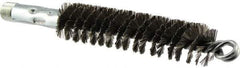 Osborn - 1" Diam Helical Steel Tube Brush - Double Spiral, 0.01" Filament Diam, 4-1/2" Brush Length - Exact Industrial Supply