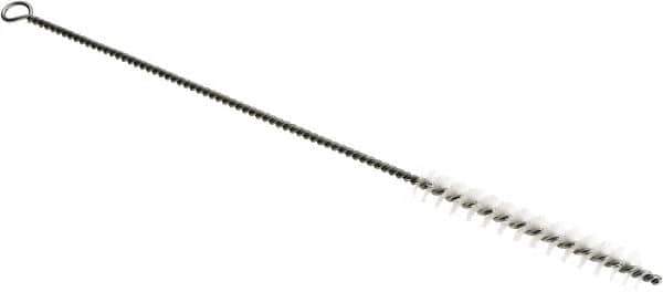 Osborn - Nylon Tube Brush - 0.01" Filament Diam, 11-1/2" OAL, 1/8" Diam Shank - Exact Industrial Supply