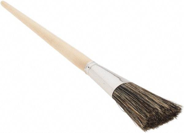 Osborn - Hoghair Artist's Paint Brush - 1 1/2" Wide, 2 3/8" Bristle Length, 9-3/4" Wood Handle - Exact Industrial Supply